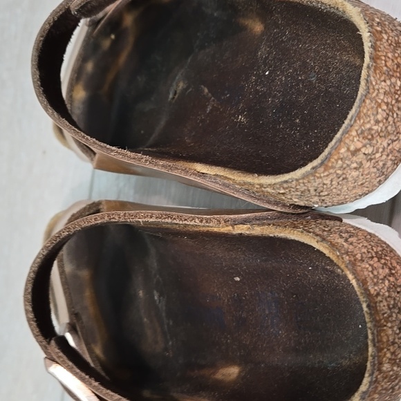 Birkenstock Women Arizona Rose Metallic Sandals Shoes Sz 37/6 Regular - Picture 7 of 14